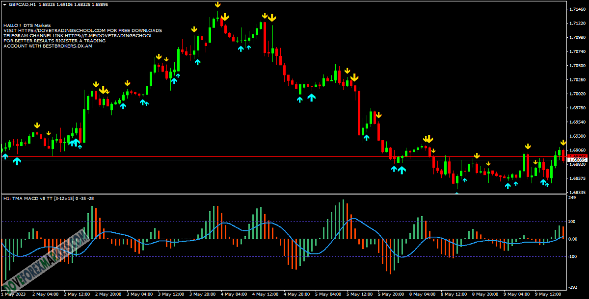 TMA Centered MACD v8